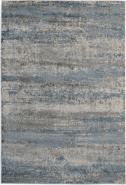 Gulvtæppe / tæppe Loomery Invista 200x290 cm grå/blå 9 cm polyester