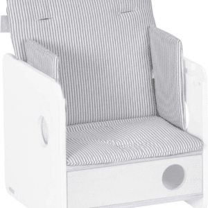 Hynde til børnestol Kave Home Nuun, blå økologisk bomuld 65x58x1 cm