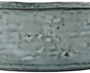 Keramisk serveringsskål House Doctor Rustic grå/blå Ø14 x H4,5 cm