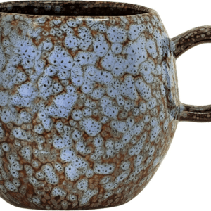 Kop Bloomingville Paula stentøj blå 275 ml unikt mønster