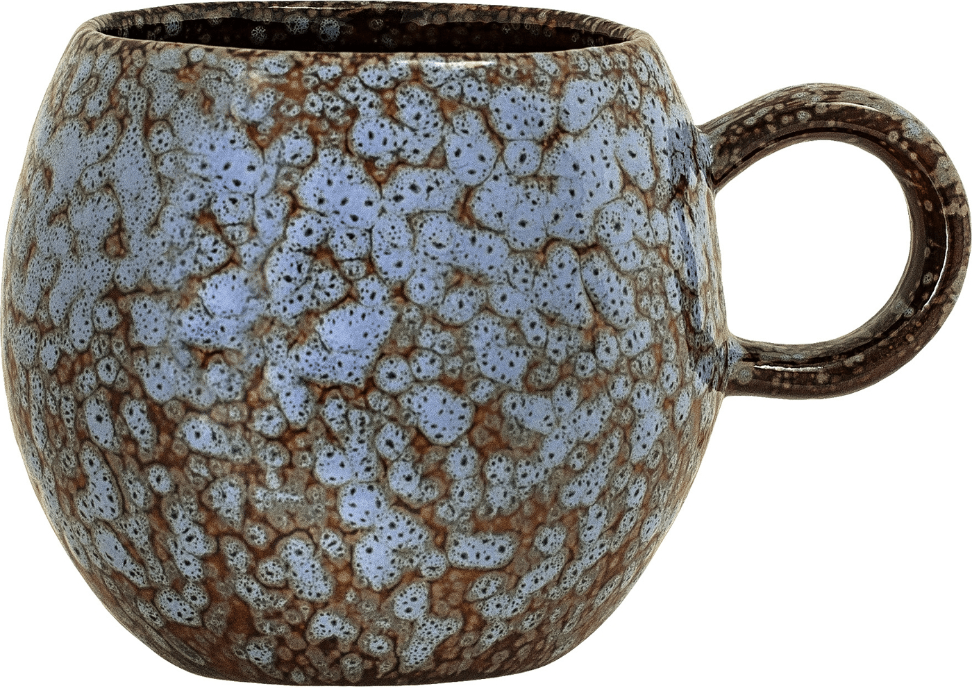 Kop Bloomingville Paula stentøj blå 275 ml unikt mønster