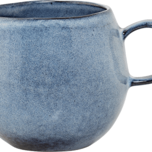 Krus Bloomingville Sandrine 500 ml blå stentøj