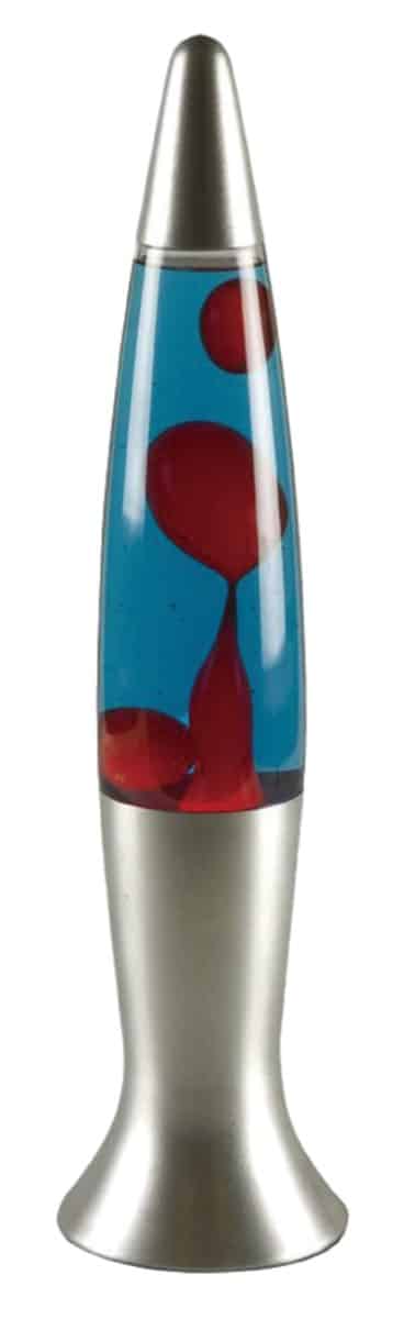 Lavalampe 40 cm 25 W rød-blå