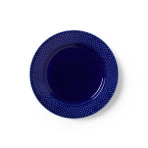 Lyngby Porcelæn Rhombe Colour frokosttallerken Ø23 cm mørk blå
