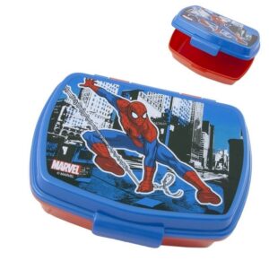 Madkasse Spiderman rød/blå