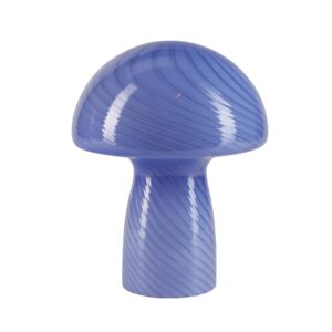 Mushroom bordlampe, blå - H23 cm