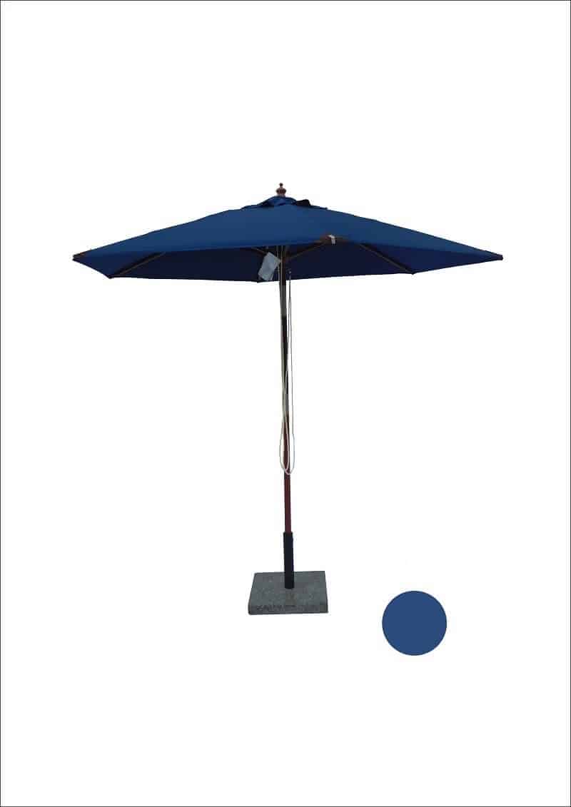 Nice parasol blå Ø3m