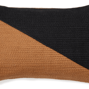 Pudebetræk Kave Home Saigua 30x50 cm brun/blå genanvendt PET