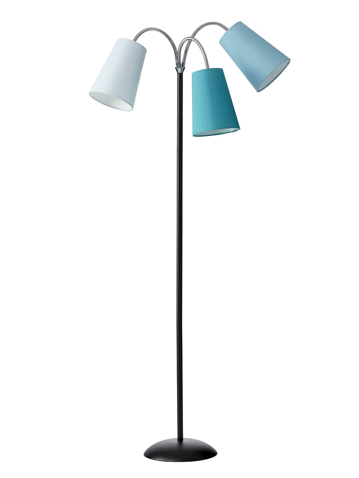 Salsa Trafiklys gulvlampe Sort med blå skærme
