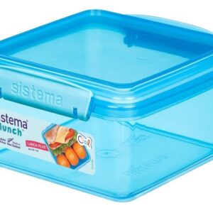 Sistema Lunch plus 1,2 liter blå/blå