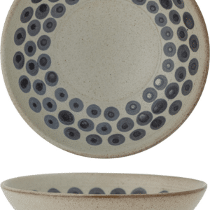 Skål Bloomingville Tinni håndlavet stentøj blå Ø15 x 5 cm