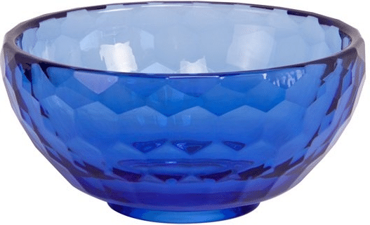 Skålesæt House of Sander Lobelia 2 serveringsskåle blå glas Ø12/Ø8 cm