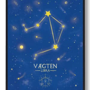 Stjernebillede vægten - blå