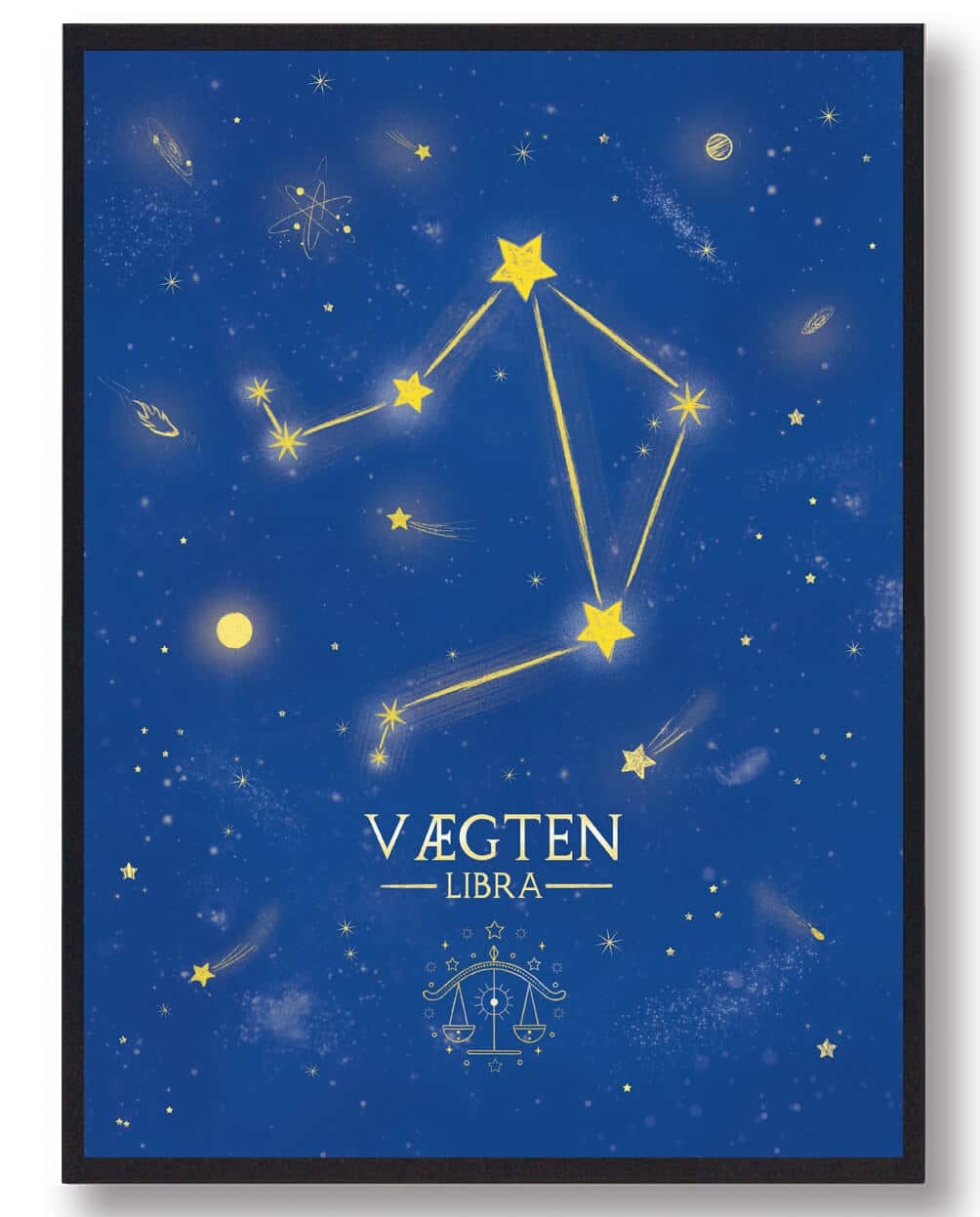 Stjernebillede vægten - blå