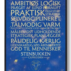 Stjernetegn stenbukken blå