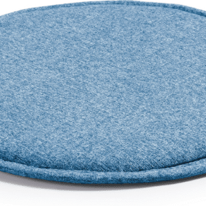 Stolhynde Kave Home Silke rund blå Ø35x2,5 cm Teflonbehandlet skridsikker bund