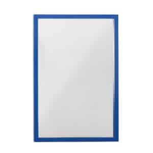 BLOOMINGVILLE Atle vægspejl, rektangulær - spejlglas og blå MDF (40x60)