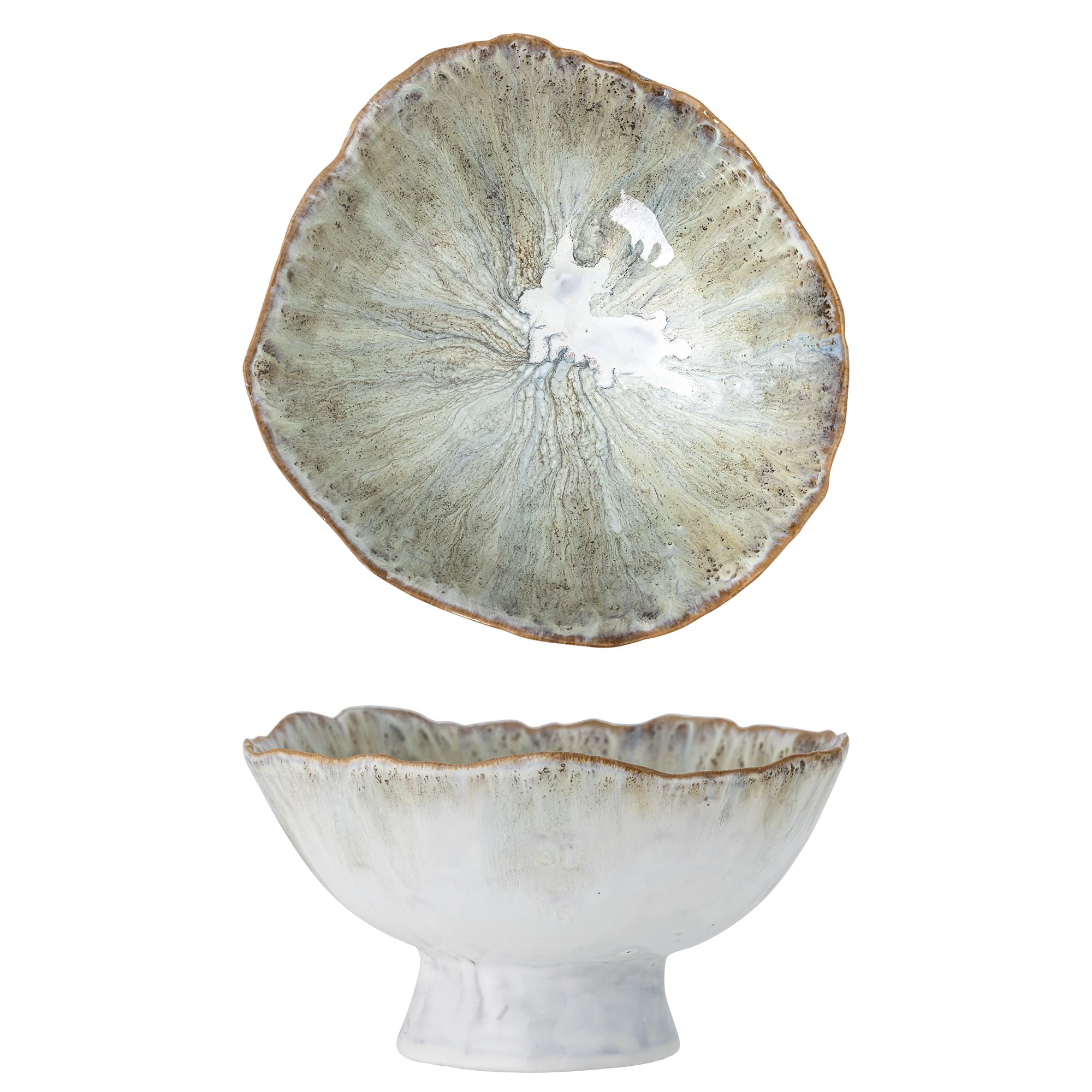 BLOOMINGVILLE Joby skål - blå stentøj