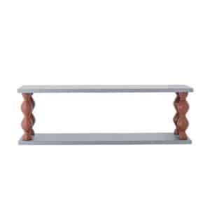 BLOOMINGVILLE MINI Bibiola væghylde til børn - blå MDF (L80xH26xB20)