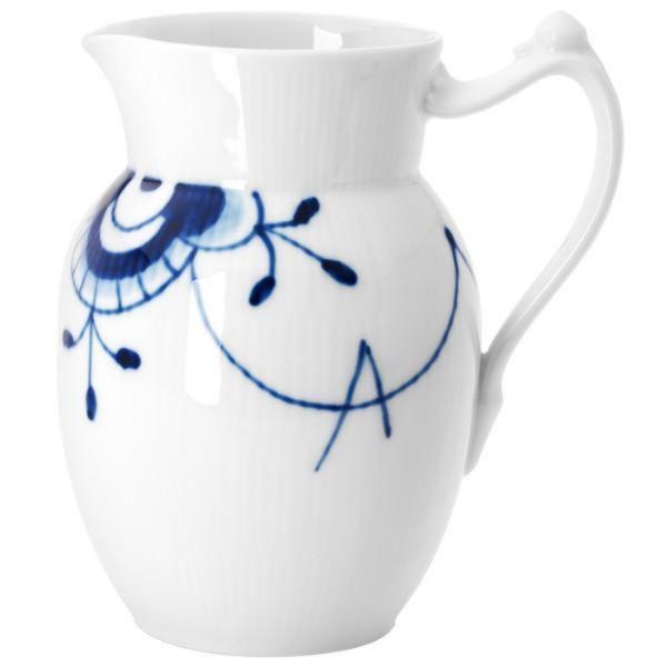 Blå Mega riflet kande - 90 cl.