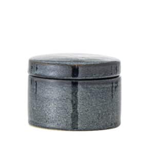 CREATIVE COLLECTION Khai krukke, m. låg - blå stentøj