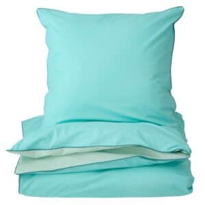 Color Combo sengesæt - blå/grøn