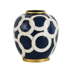 Corfou urne blå/hvid