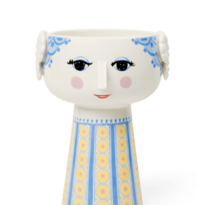 Eva vase, blå - H18,5 cm.