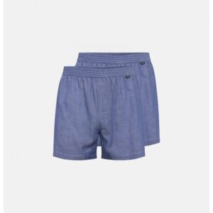 JBS 2-pak boxershorts i blå til herre