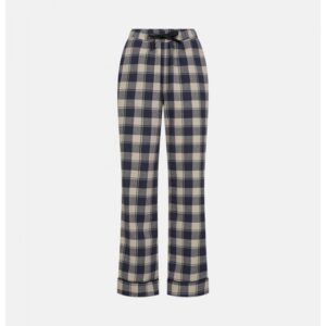 JBS Of Denmark Women Flannel pyjamasbukser i blå til kvinder