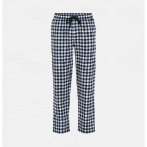 JBS pyjamasbukser flannel med blå og sorte tern til herre.
