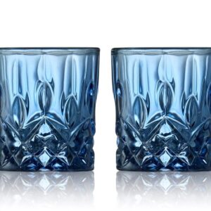 Lyngby Glas Sorrento Shotglas 4 cl 4 stk. Blå
