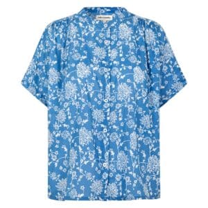 Mya kortærmet skjorte - blå