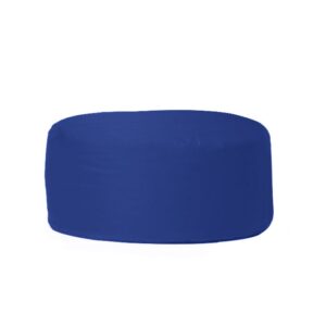 NORDVÄRK Rund udendørs sækkestol - blå polyester