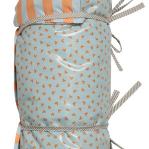 Picnictæppe, blå/orange - 70x180 cm