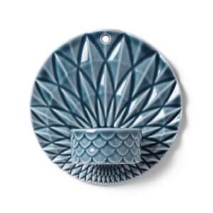 Pipanell Votive Scales væglysestage - blå