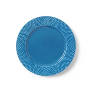 Rhombe Color middagstallerken, blå - Ø27 cm