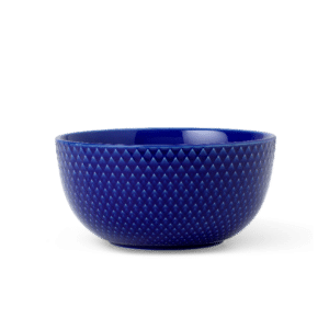 Rhombe Color skål, blå - H: 6,5 cm.