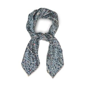 Small Classical Dina silketørklæde - blå