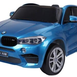 BMW X6 M 12v XXL Blå-Lakering m/Gummihjul + 2.4G + 10AH