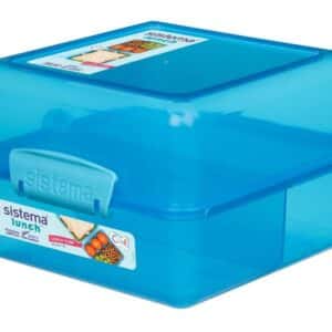 Sistema Lunch cube madkasse blå/blå