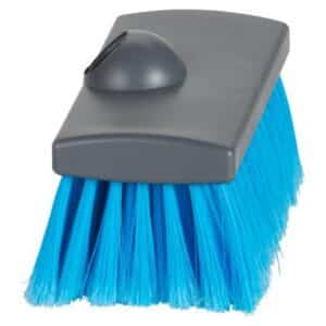 Vikan Børste med vandgennemløb, blå, PP, 15 cm, blød, spaltet - 15 cm - - Gevind - Husholdningsrengøringsrekvisitter