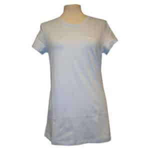 lang t-shirt til kvinder - blå-M | 168