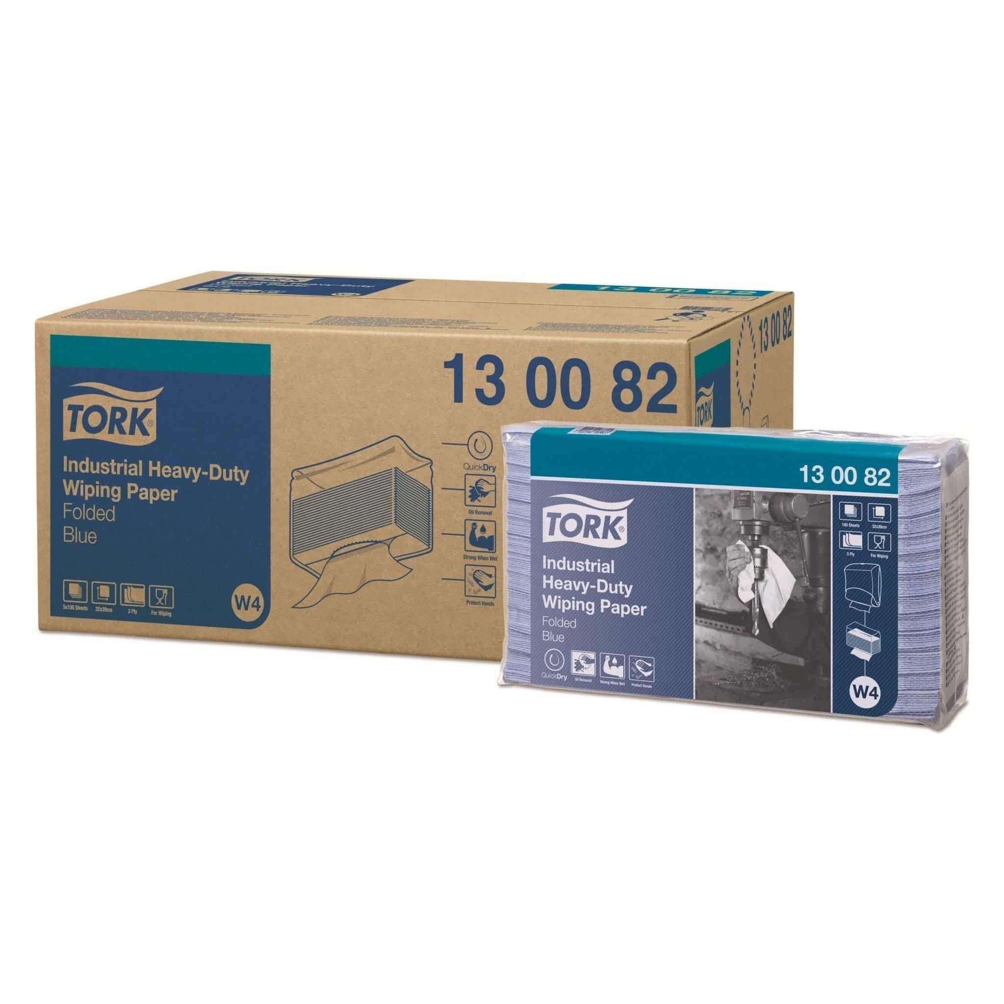 Tork Ekstra Kraftig Top-Pack blå 3 lag 500 ark W4 130082 - Aftørringsklude - DISCOUNT - FSC