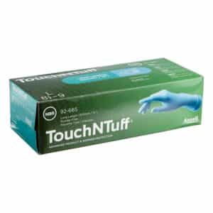 Ansell Touch & Tuff 92-670 blå nitril u/p - Blå / Str. 9 / Large - Handsker - AQL 1.5 - EN ISO 21420