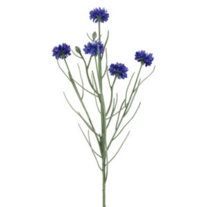 Kunstig blomst Kornblomst buket blå