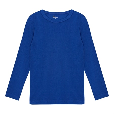BIRKHOLM Rib Bluse Kobolt Blå