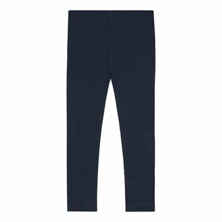 BIRKHOLM Rib Leggings Navy Blå