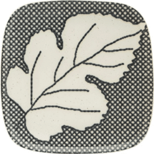 Firkantet stentøjstallerken House Doctor Chestnut grå/blå 21,6x21,6 cm