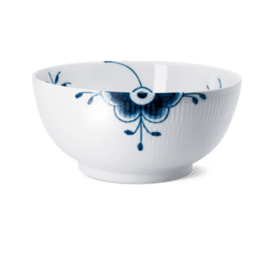 Royal Copenhagen Blå Mega Riflet skål - 310 cl